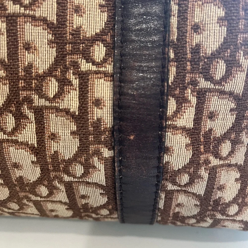 CHRISTIAN DIOR MONOGRAM BROWN VINTAGE TROTTER - Picture 2 of 16